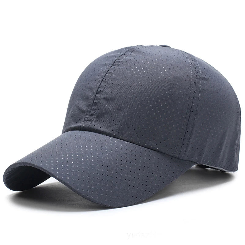 COKK Summer Baseball Cap Quick Drying Outdoor Sports Cap Travel Leisure Sun Hat Women Men Unisex Sunshade Breathable Casual Bone