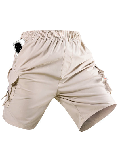 Men's Camouflage Cargo Shorts Tactical Casual Loose Work Tooling Shorts Summer Male's Outdoor Knee Length Short Fashion Pants