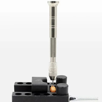 0.8-3.0mm Mini Hand Drill Woodworking Tools Drilling Rotary Tool Manual Twist Drill Bit Watchmaker Pin Vice Watch Repair Tools