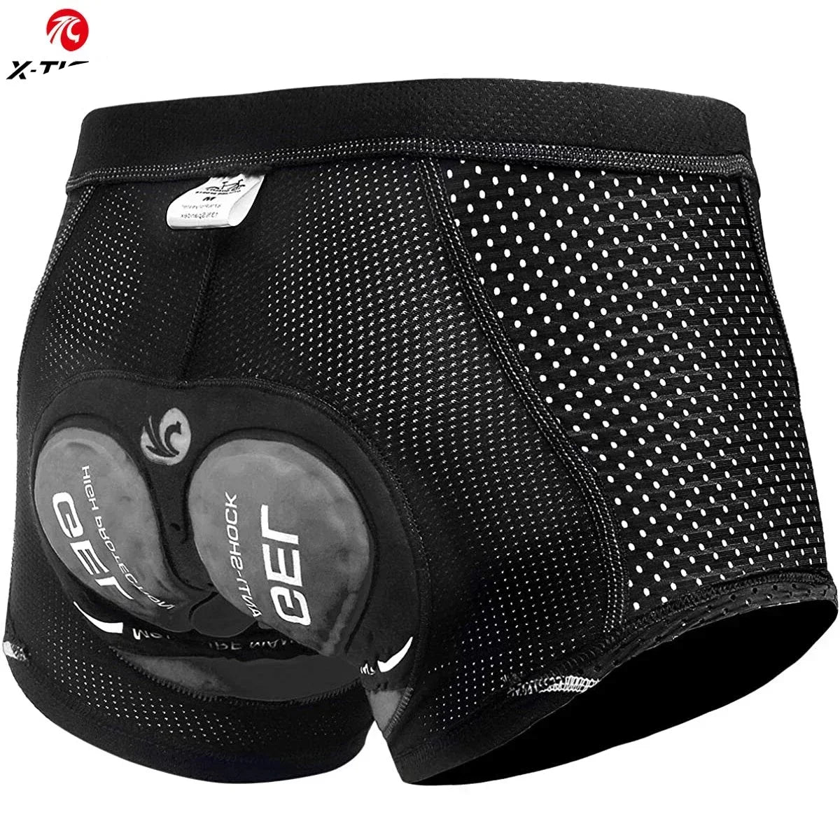 X-TIGER Men's Cycling Underwear Shorts 5D Cushion Race Athletic Shorts Casual Pants Mountain Bike Road Bike Cycling Shorts