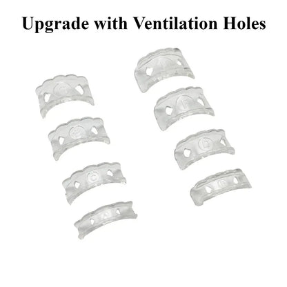 8Pcs Silicone Ring Size Adjuster for Loose Rings Non Slip Jewelry Tool - Universal Fit Reducer Sizer for Wedding Band Engagement