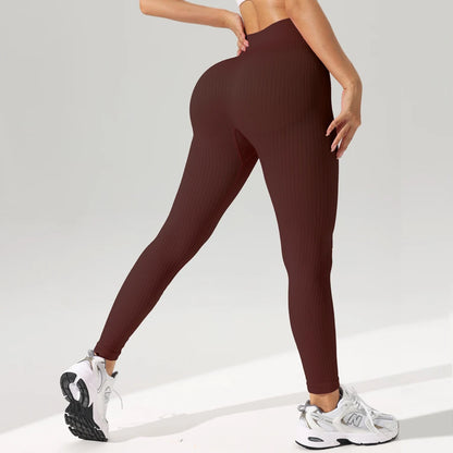 Women Sports Leggings Seamless Yoga Pants w/Tummy Control Sportswear Woman Gym Leggings Women's Trousers Fitness Female Clothing