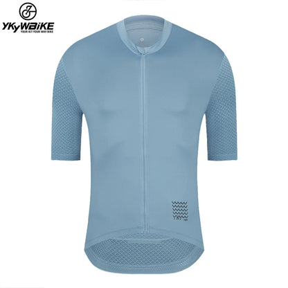 YKYWBIKE Cycling Jersey Set classic MTB Cycling Bib Shorts Kit Reflective Custom Bike Clothes Bicycle Clothing Maillot