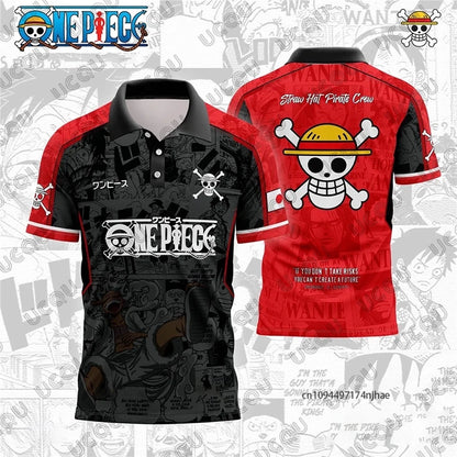 One Piece Anime Luffy Gear 5 3D Print Football Jersey For Men Tshirt Summer Sports Polo Shirt Casual Cosplay Tees Kids/Adult Top