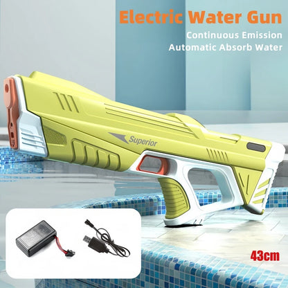 2 Sticks Children Electric Water Gun Summer Beach Outdoor Fight Games Induction Absorb Water Full Automatic Water Guns for Kids