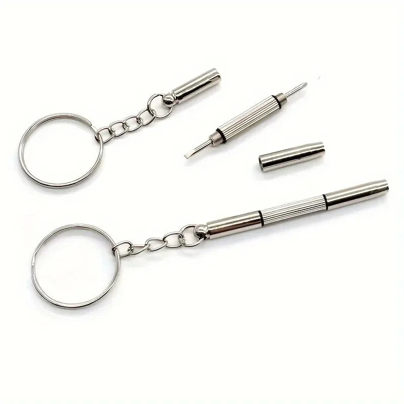Viewring 1/3/5/10 Portable Eyeglass Repair Screwdriver Keychain Mini Multi-Purpose Glasses Watch Phone Precision Repair Tool Kit