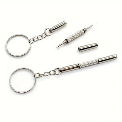 Viewring 1/3/5/10 Portable Eyeglass Repair Screwdriver Keychain Mini Multi-Purpose Glasses Watch Phone Precision Repair Tool Kit