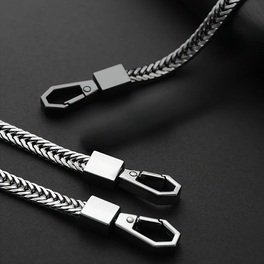 Durable Key Chains Long Metal Wallet Belt Rock Punk Trousers Hipster Pant Jean Keychain Clip Anti-lost Keyring for Men