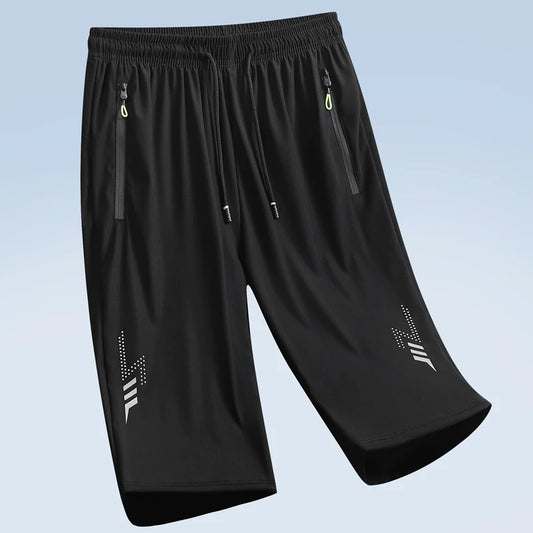 3XL Quick Dry Jogging Fitness Shorts Men Summer Sports Bottoms Thin Breathable Beach Short Pants Male Running Shorts Lightweight