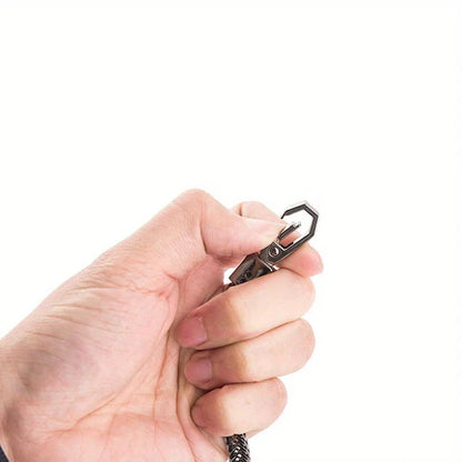 Durable Key Chains Long Metal Wallet Belt Rock Punk Trousers Hipster Pant Jean Keychain Clip Anti-lost Keyring for Men