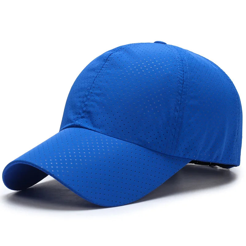 COKK Summer Baseball Cap Quick Drying Outdoor Sports Cap Travel Leisure Sun Hat Women Men Unisex Sunshade Breathable Casual Bone