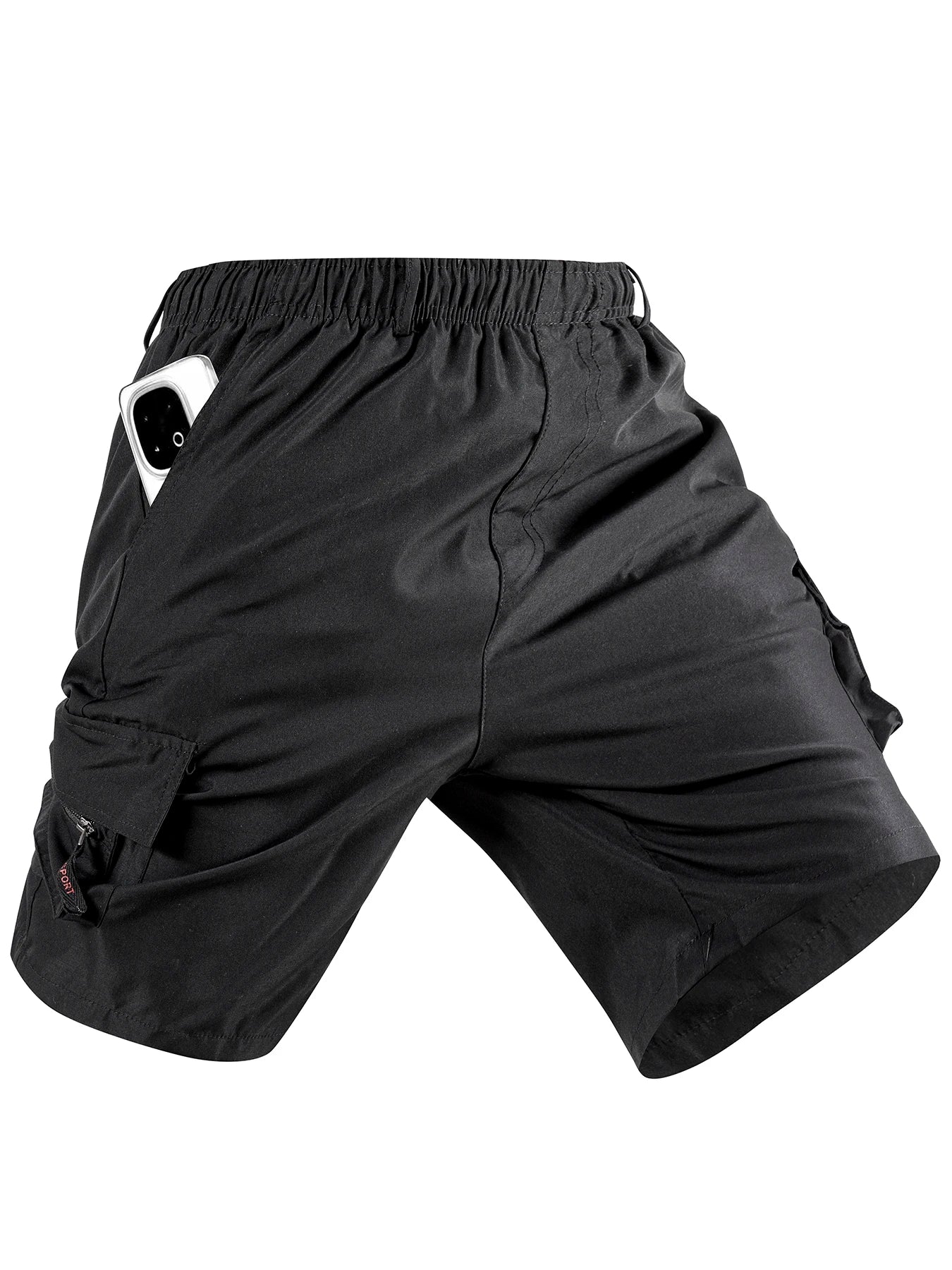 Men's Camouflage Cargo Shorts Tactical Casual Loose Work Tooling Shorts Summer Male's Outdoor Knee Length Short Fashion Pants