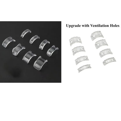 8Pcs Silicone Ring Size Adjuster for Loose Rings Non Slip Jewelry Tool - Universal Fit Reducer Sizer for Wedding Band Engagement