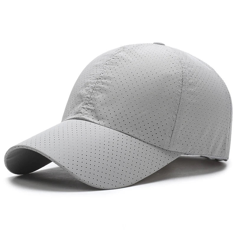 COKK Summer Baseball Cap Quick Drying Outdoor Sports Cap Travel Leisure Sun Hat Women Men Unisex Sunshade Breathable Casual Bone
