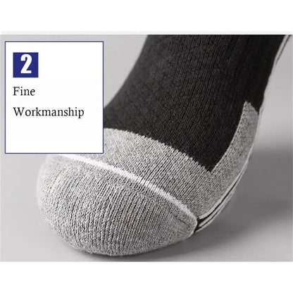 Winter warm ski socks - Anti-slip, thick, breathable, compression type - Specialized for ski boards, for warmth