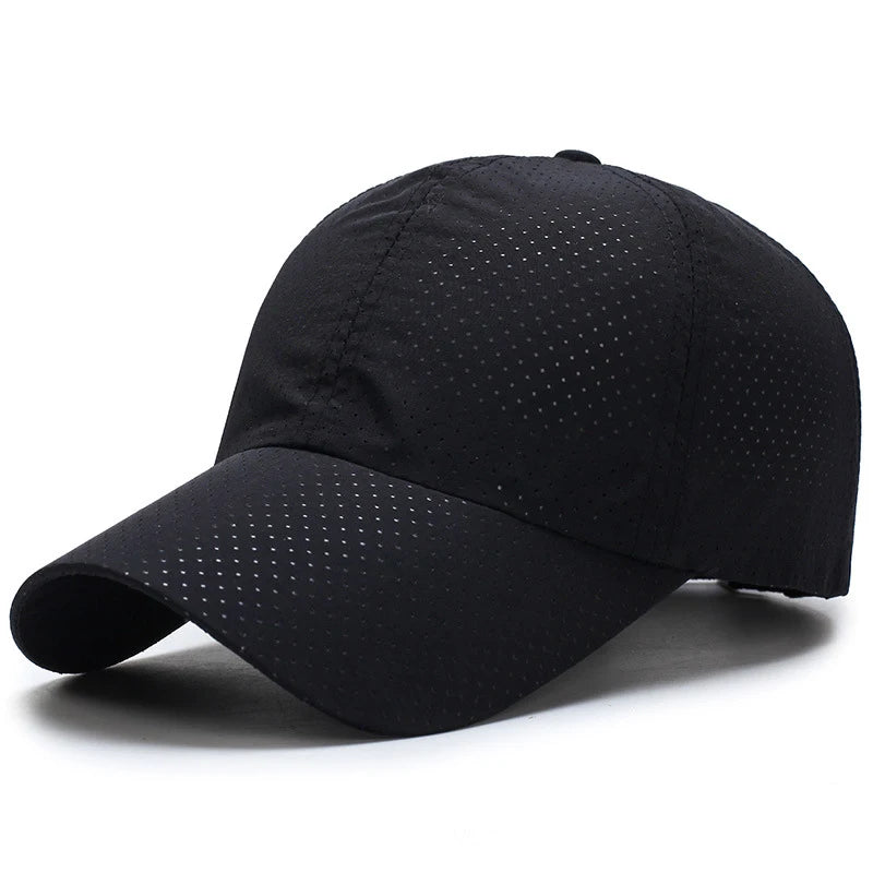 COKK Summer Baseball Cap Quick Drying Outdoor Sports Cap Travel Leisure Sun Hat Women Men Unisex Sunshade Breathable Casual Bone