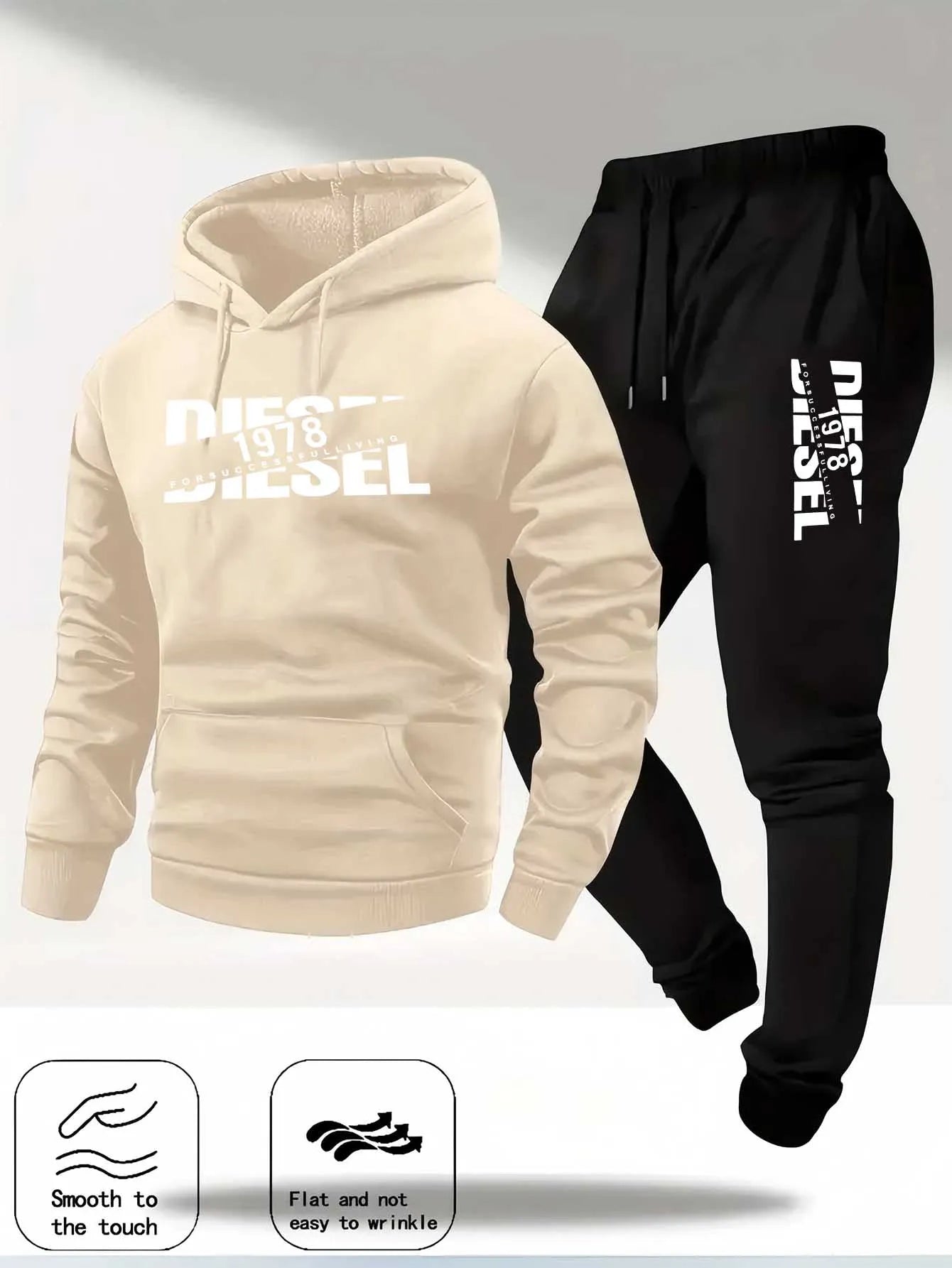 2025 popular autumn and winter new hooded sportswear sportswear fashion hooded sportswear casual sportswear and pants two in one