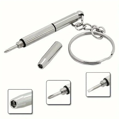 Viewring 1/3/5/10 Portable Eyeglass Repair Screwdriver Keychain Mini Multi-Purpose Glasses Watch Phone Precision Repair Tool Kit