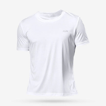 New summer men's quick-drying running and fitness sports shirt - Men's short-sleeved fitness top - Gym T-shirt