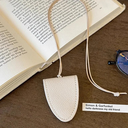 Leopard Eyeglasses Storage Bag Pendant Hanging Neck Glasses Clip Pendant Durable Glasses Clip Simple Hanging Neck Pouch