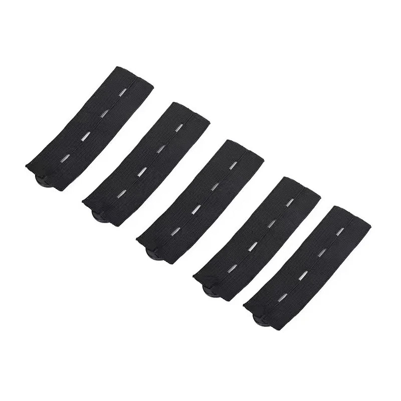 5pcs Pant Extender Belt Unisex Waist Band Tight Trousers Jeans Skirts Maternity Button Hooks Garment DIY Sewing Supplies