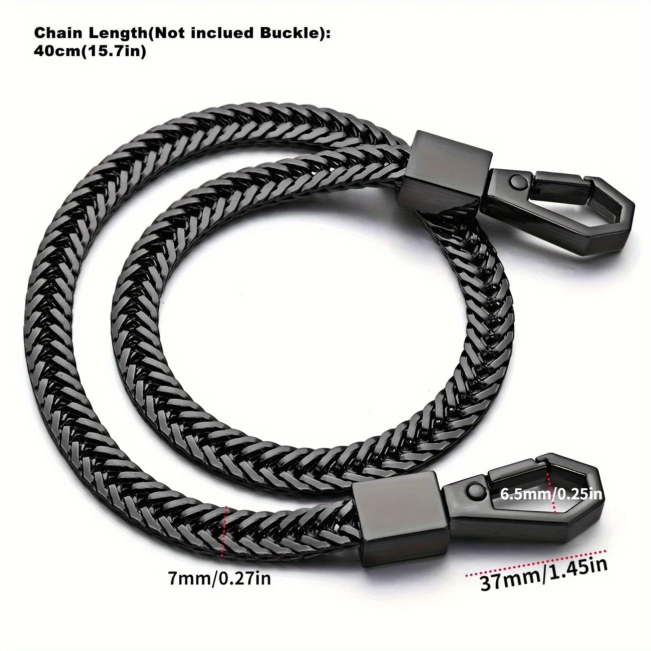 Durable Key Chains Long Metal Wallet Belt Rock Punk Trousers Hipster Pant Jean Keychain Clip Anti-lost Keyring for Men