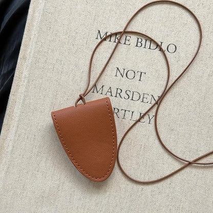 Leopard Eyeglasses Storage Bag Pendant Hanging Neck Glasses Clip Pendant Durable Glasses Clip Simple Hanging Neck Pouch