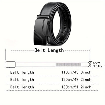 DINISITON Fashion business men's belts, authentic luxury brand belts, metal buckles, high-quality soft belts
