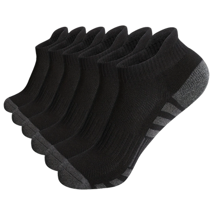 12 Pairs Men's Mesh Breathable Sports Ear Lifting Socks All Season Solid Color Low Cut Casual Mens Short Tube Socks