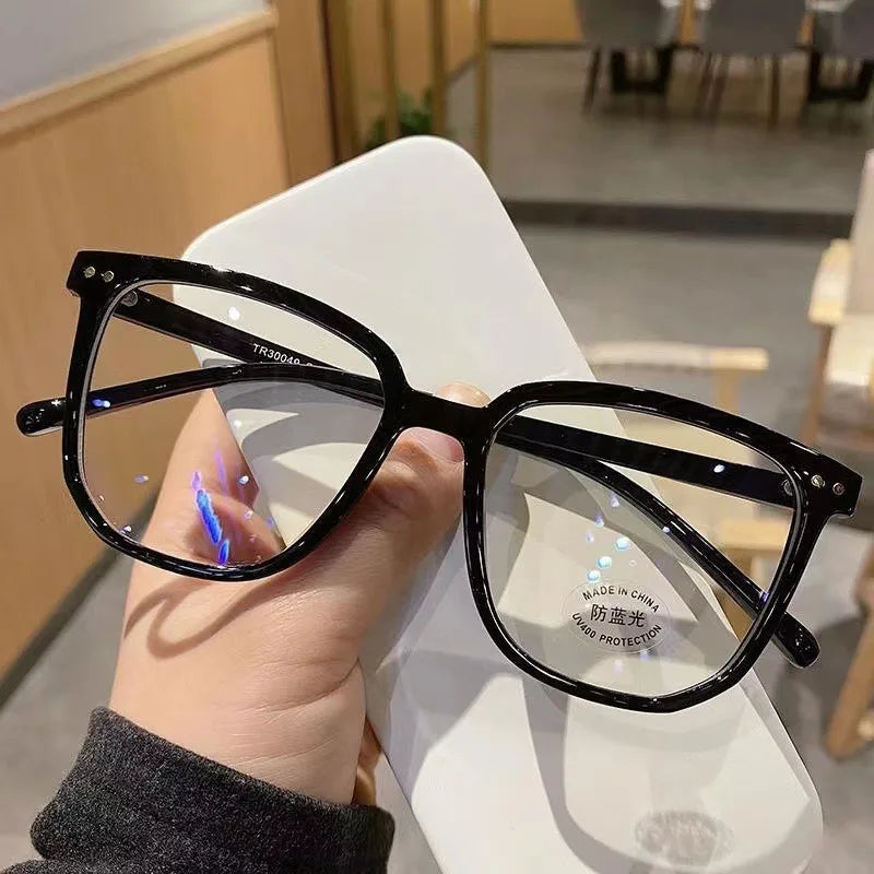 Transparent Computer Glasses Frame Women Men Anti Blue Light square Eyewear Blocking Glasses Optical Spectacle Eyeglass