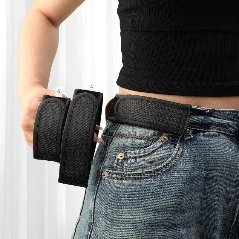Fashion Comfortable Stylish Belt Men's Loop Buckle-Free Belt Ultra-soft No Buckle Elastic Belts Unisex Buckle Free Waist Belts
